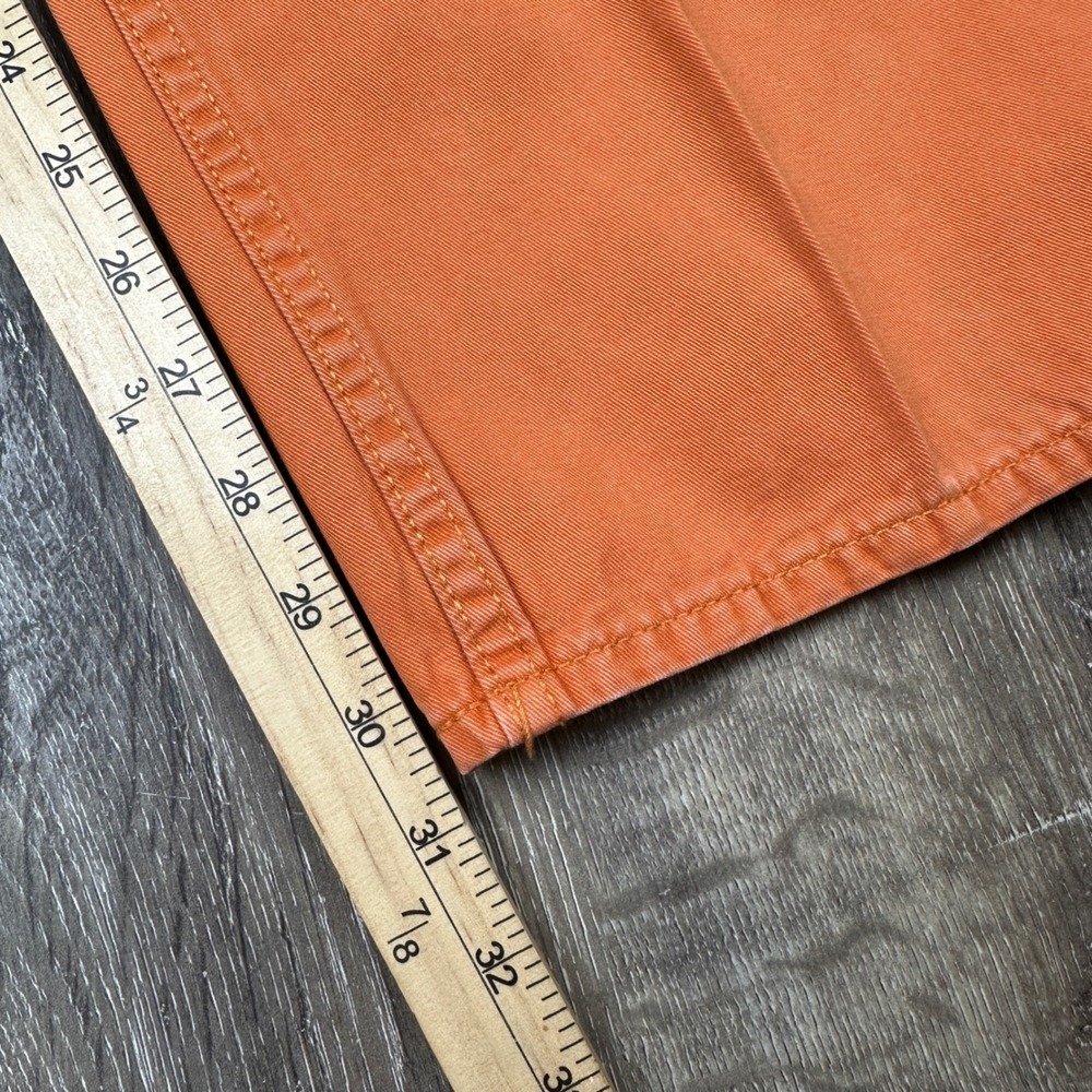 Polo Ralph Lauren Mens 36x30 Burnt Orange Cotton Twill 650 Straight Leg Pants - Picture 9 of 10